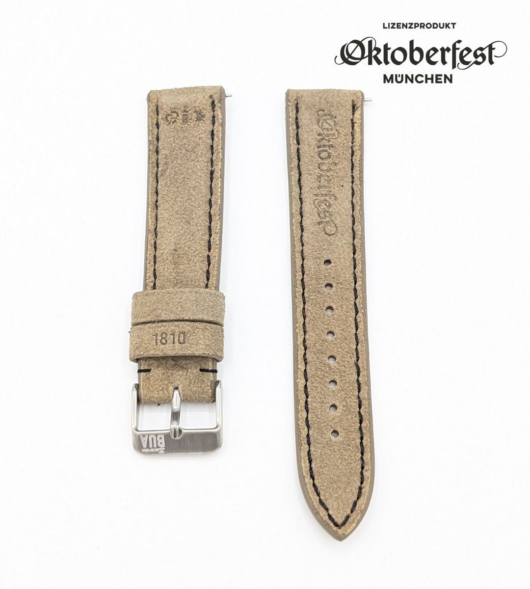 Oktoberfest™️ Lederhosenbandl für deine Uhr, beige