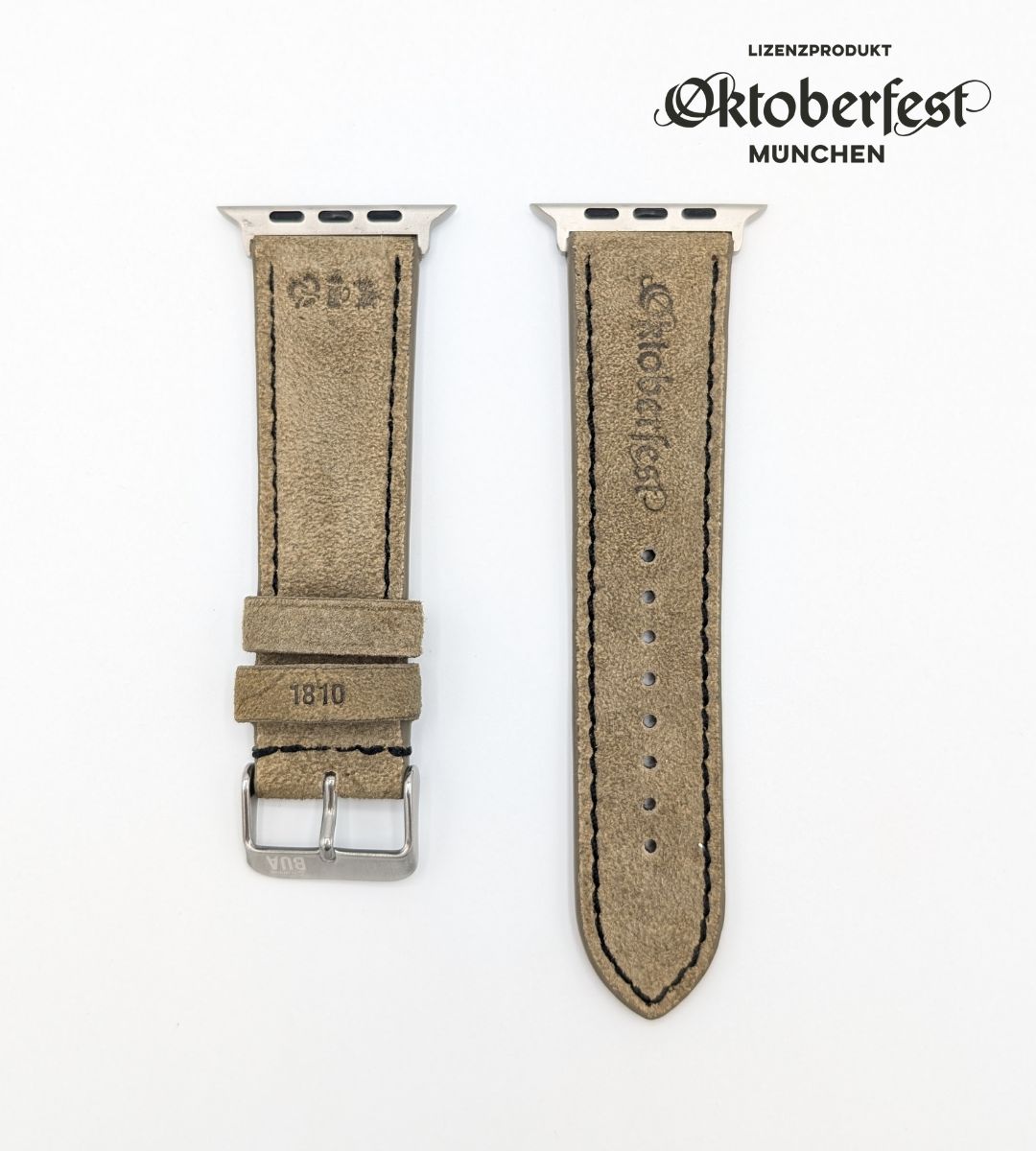 Oktoberfest™️ Lederhosenbandl für deine Apple Watch, beige