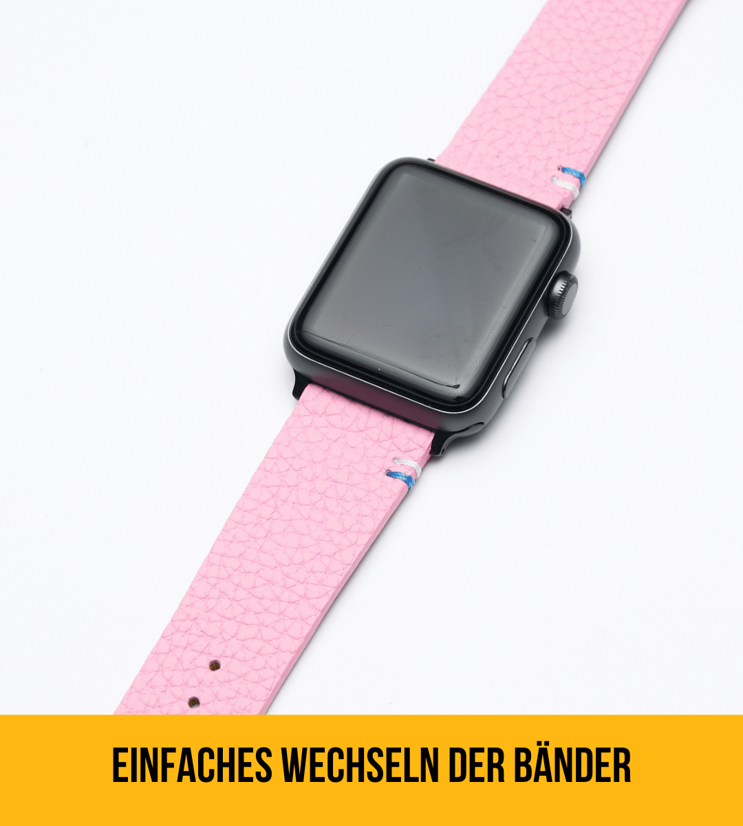 Apple Watch® Schrumpflederband Madl | Rosa