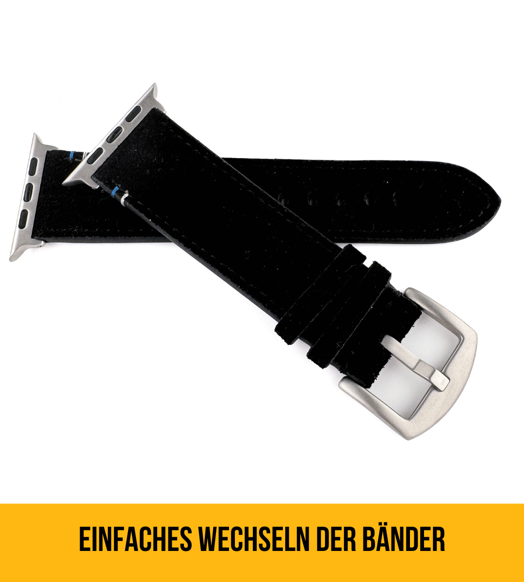 Apple Watch® Ultra Band | Wildleder Schwarz