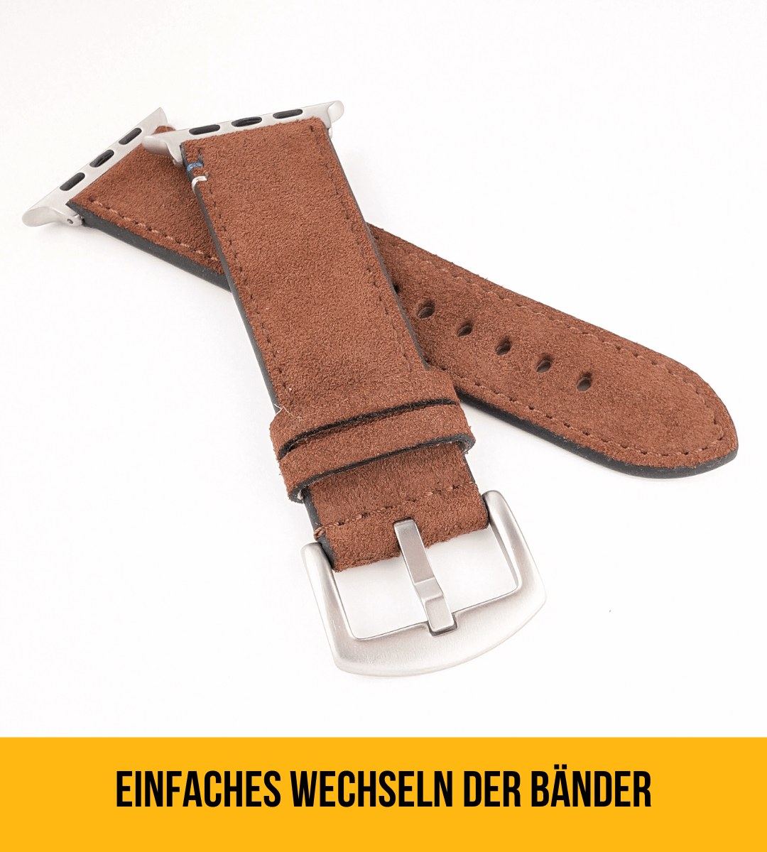 Apple Watch® Ultra Band | Wildleder Mittelbraun