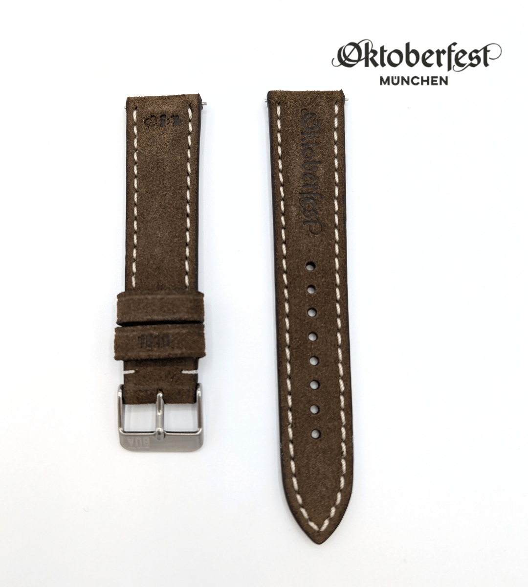 Oktoberfest™️ Lederhosenbandl für deine Uhr, braun